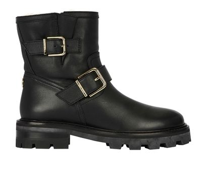 Jimmy Choo Youth II Biker Boots, front view