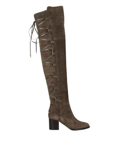 Jimmy Choo Mayfair 65 Over The Knee Boots, front view