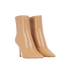 Jimmy Choo Heeled Ankle Boots, £250, Shoes, Brown, Leather, Side view