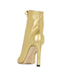 Jimmy Choo Daize Metallic Lace-Up Bootie, back view