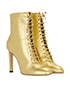 Jimmy Choo Daize Metallic Lace-Up Bootie, side view