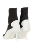 Jimmy Choo X Marine Serre Ankle Boots, back view