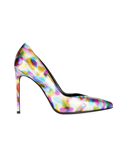 Saint Laurent Multi Color Metallic Pumps, front view