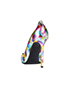 Saint Laurent Multi Color Metallic Pumps, back view