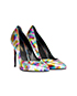 Saint Laurent Multi Color Metallic Pumps, side view