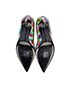 Saint Laurent Multi Color Metallic Pumps, top view