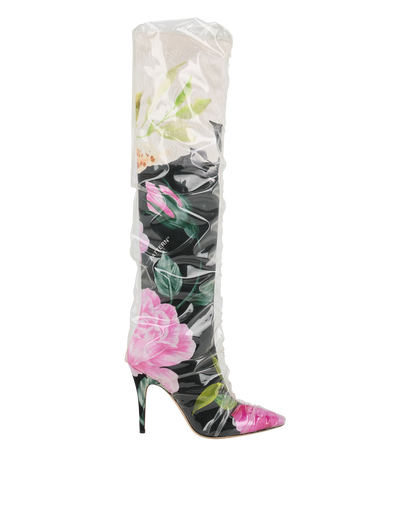 Jimmy Choo x Off-White Elizabeth Boots, front view