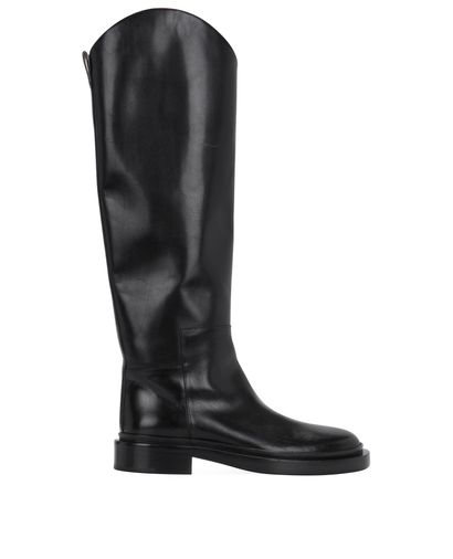 Jil Sander Season Icon Nappa Riding Knee Boot, front view