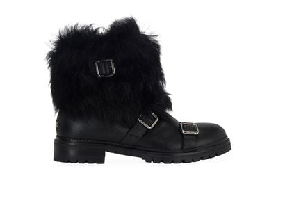 Jimmy Choo Hank Faux Fur Boots, front view