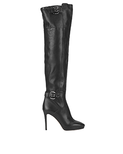 Jimmy Choo Darwin Boots, Leather, Black, UK 4