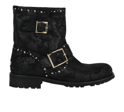 Jimmy Choo Star Studded Ankle Boots, front view