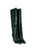 Jimmy Choo Knee High Boots, £250, Shoes, Green, Leather, Side view