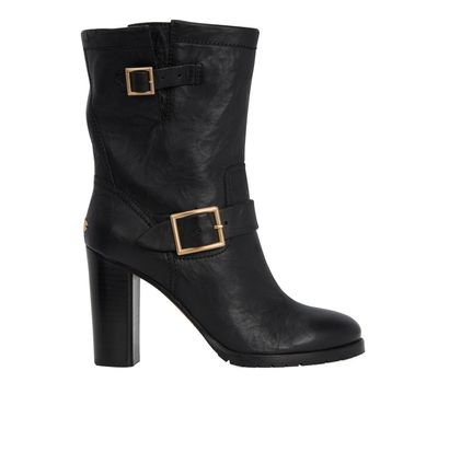 Jimmy Choo Heeled Biker Boots, front view