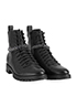 Jimmy Choo Crystal Combat Boots, side view