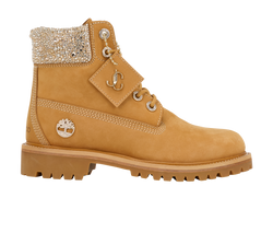 Jimmy Choo X Timberland Crystal Boots, Leather, Tan, UK8.5, 3*
