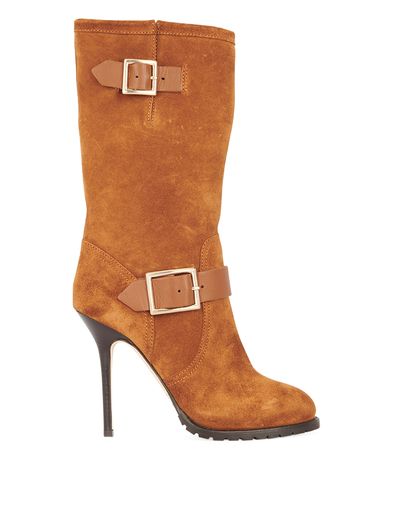 Jimmy Choo 124 Stiletto Galen Boots, front view