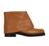 J.W. Anderson Leather Foldover Flat Boots, front view