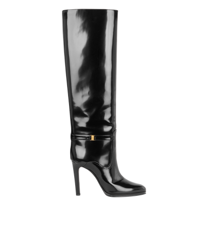 Saint Laurent Diane Boots, front view
