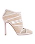Christian Louboutin Cut Out High Heel Ankle Boots, front view