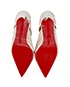 Christian Louboutin Cut Out High Heel Ankle Boots, top view