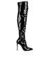 Christian Louboutin Alta 100 Knee High Boots, front view