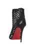 Christian Louboutin Fine Cage Boots, back view
