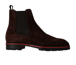 Christian Louboutin Alpinono Boots, Mens, Suede, Brown, B, 3*