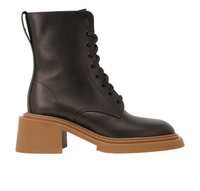 Loewe Biker Boots, &pound;350, Shoes, Black, Leather, Front view