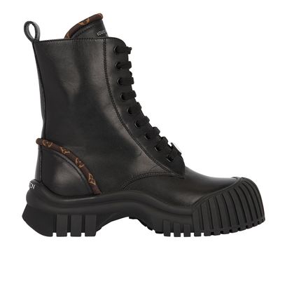 Louis Vuitton Ruby Flat Ranger Boots, front view