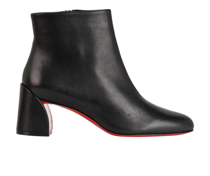 Christian Louboutin Chelsea Boots, £350, Shoes, Black, Leather, Front view