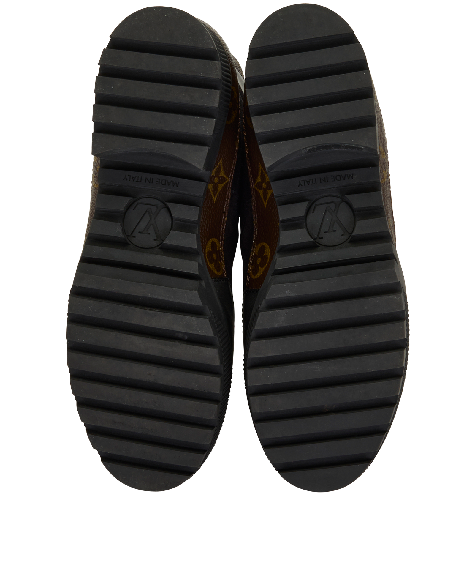 Louis Vuitton Laureate Boots, &pound;295, Shoes, Black, Canvas, Top view