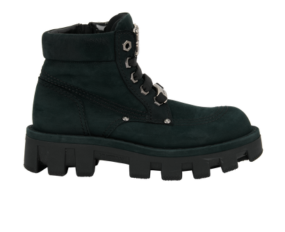 Louis Vuitton Checker Ankle Boots, front view