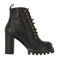 Louis Vuitton Star Trail Ankle Boots, Leather, Black, UK6, 2*