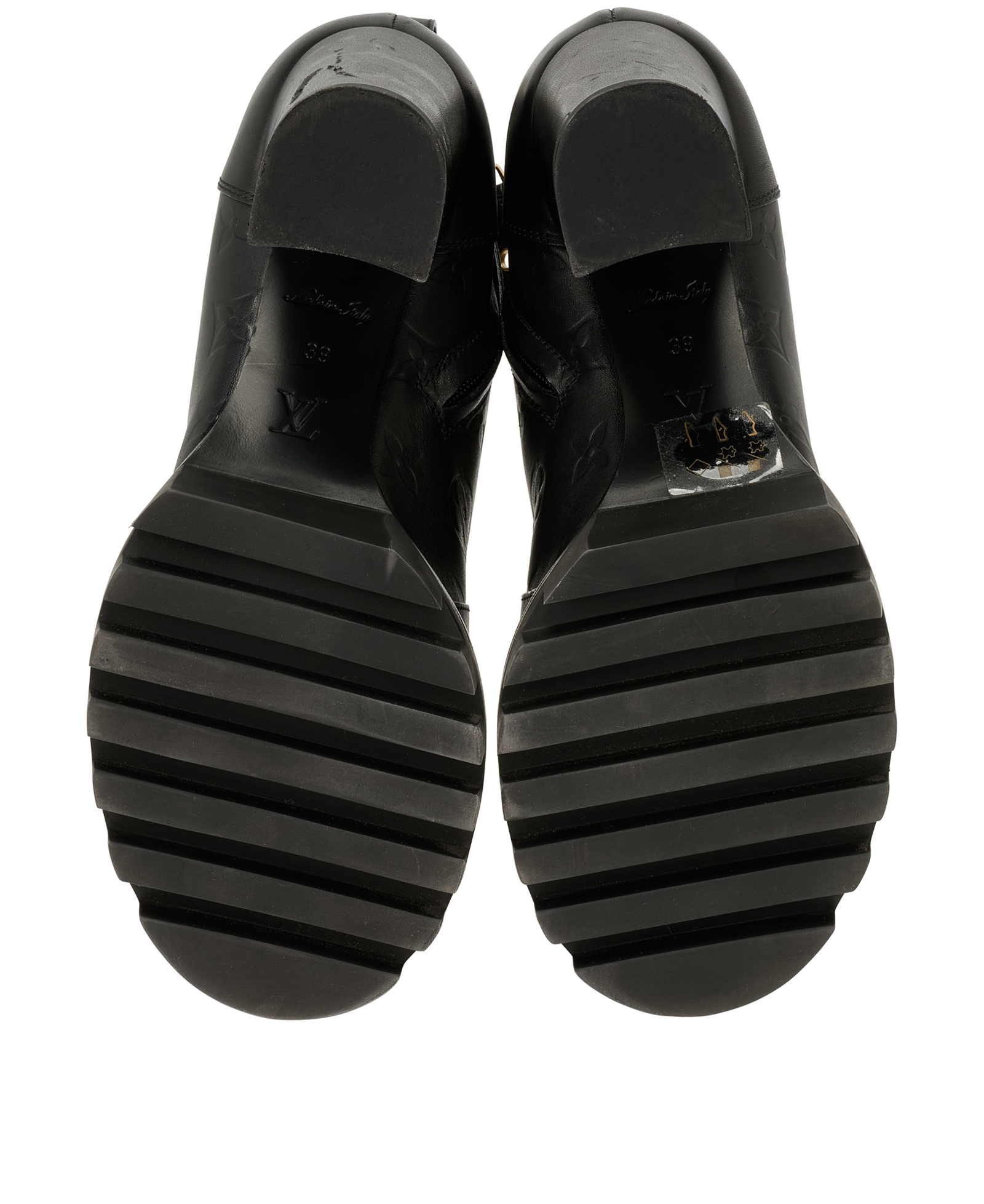 Louis Vuitton Star Trail Ankle Boots, &pound;450, Shoes, Black, Leather, Top view