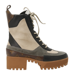 Louis Vuitton Laureate Boots, Suede, Multi, UK4, 3*