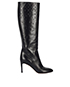 Louis Vuitton Logo Embossed Boots, front view