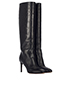 Louis Vuitton Logo Embossed Boots, side view