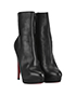 Christian Louboutin Zip Ankle Boots, side view