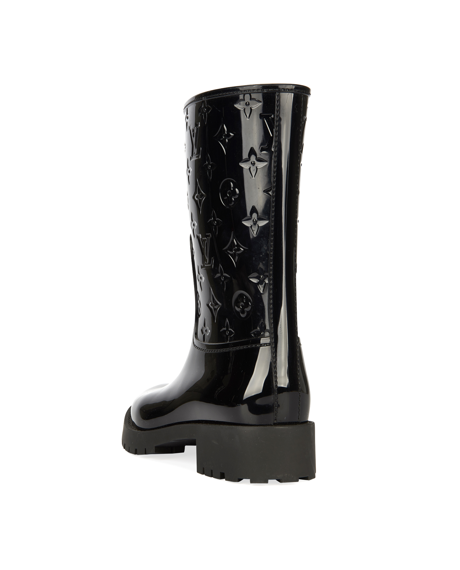 Wellington boots Louis Vuitton Black size 37 EU in Rubber - 32461483