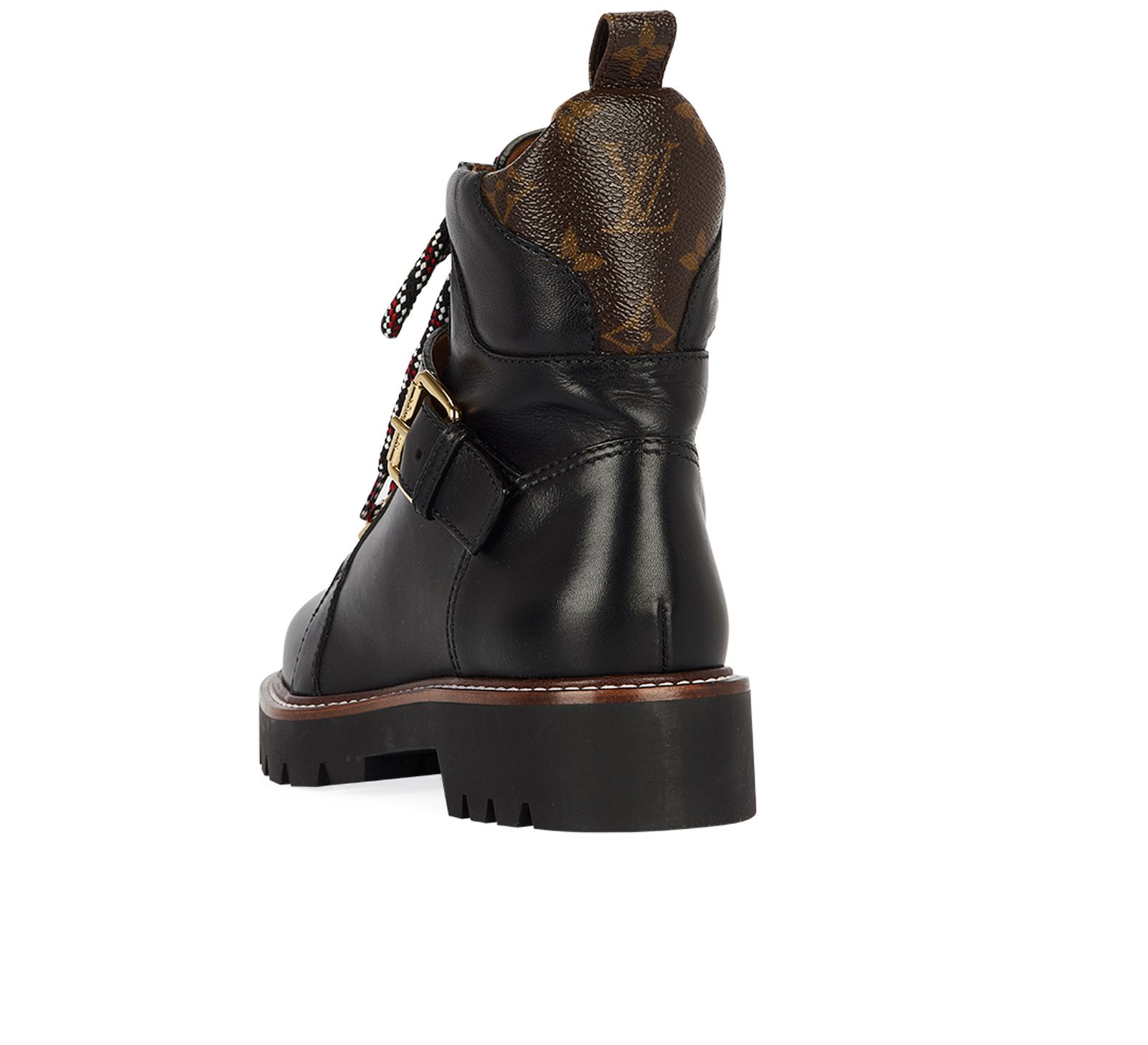 Louis Vuitton Territory Flat Ranger Boots 36 Black