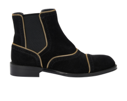 Louis Vuitton Tomboy Ankle Boots, Suede, Black, UK7, DB, 2*