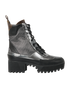 Louis Vuitton Digital Gate Desert Boots, &pound;350, Shoes, Black/Silver, Leather/Mesh, Front view