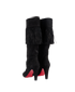 Christian Louboutin Fringed Boots, back view