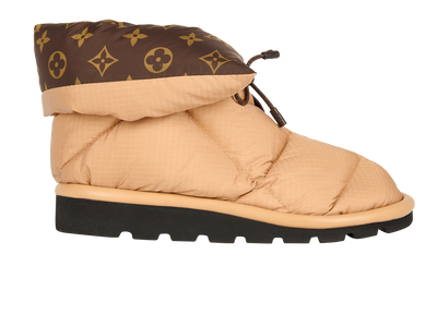 Louis Vuitton Pillow Comfort Boots, £495, Shoes, Beige/Brown, Nylon, Front view