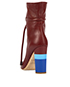 Malone Souliers Striped Detailed Ankle Boots, back view