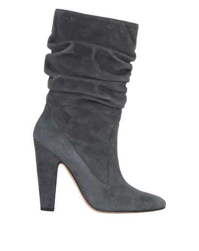 Manolo Blahnik Scrunched Boots, front view
