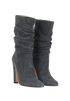 Manolo Blahnik Scrunched Boots, side view