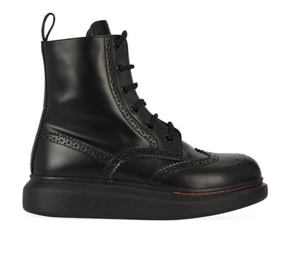 Alexander McQueen Hybrid Lace Up Boots, front view