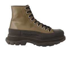 Alexander McQueen Desert Boots, Leather, Khaki, UK7, B, 2*