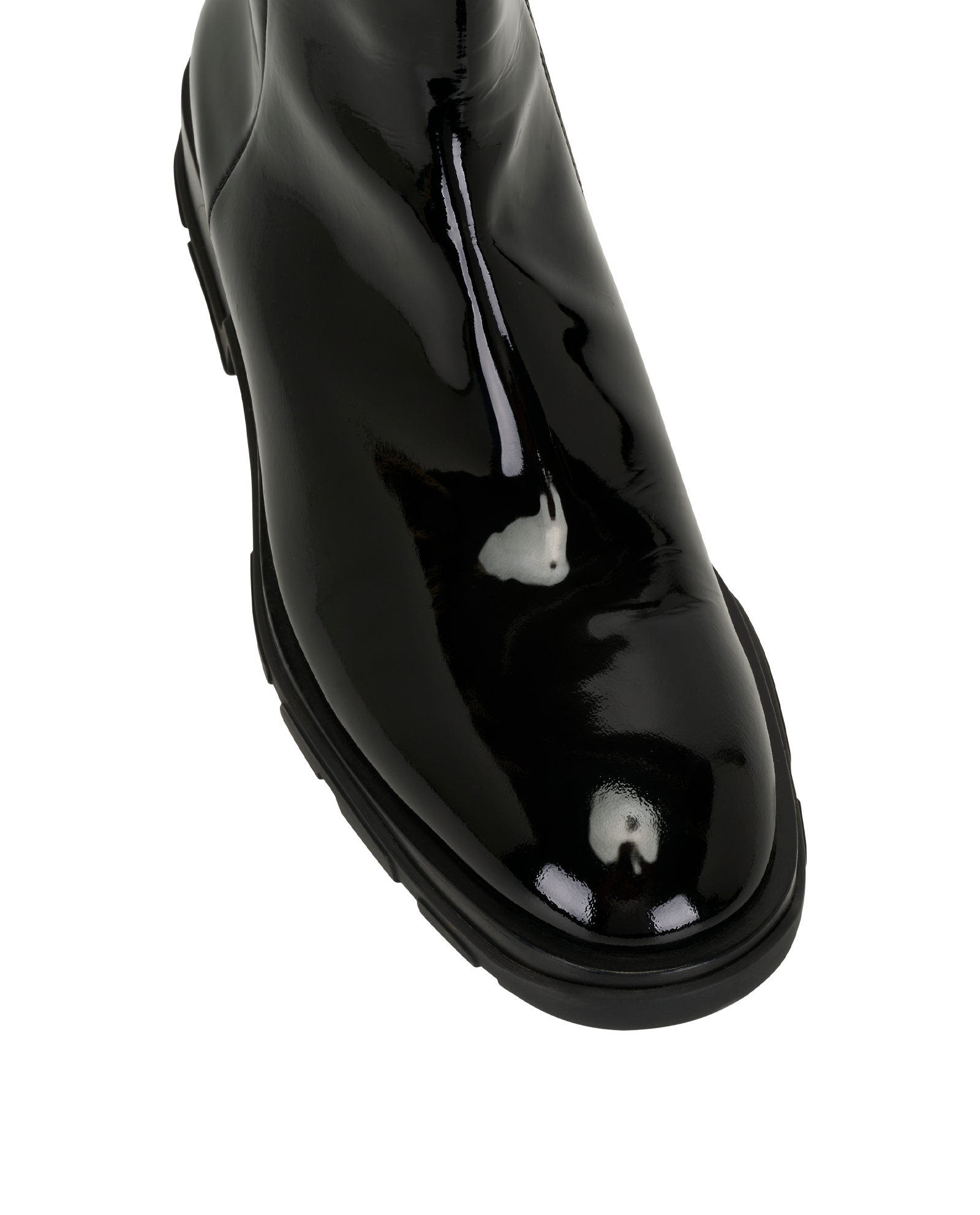 Alexander McQueen Chelsea Boot, &pound;150, Shoes, Black, Patent Leather, Other view